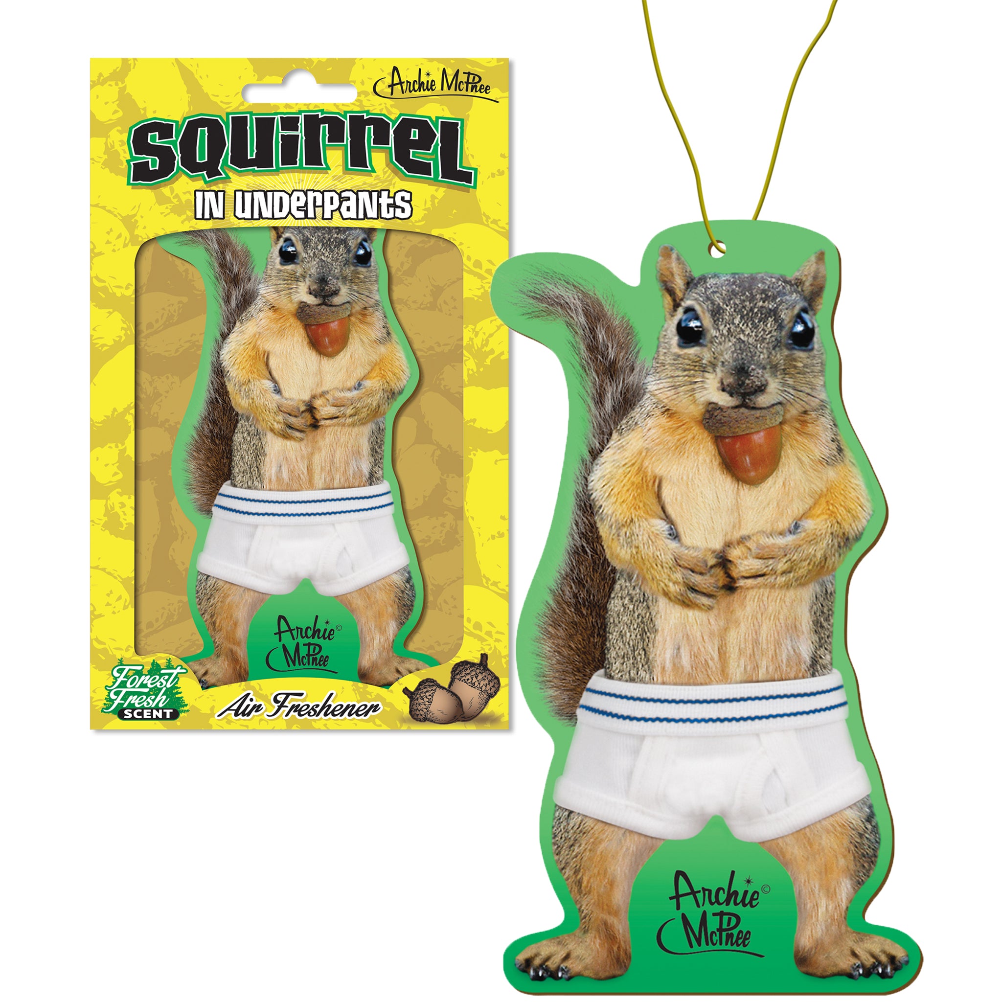 Squirrel In Underpants Air Freshener