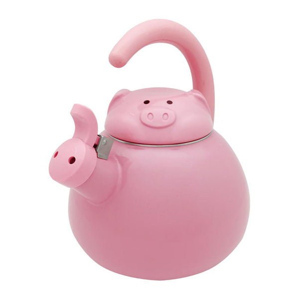 Pink Pig Whistling Tea Kettle