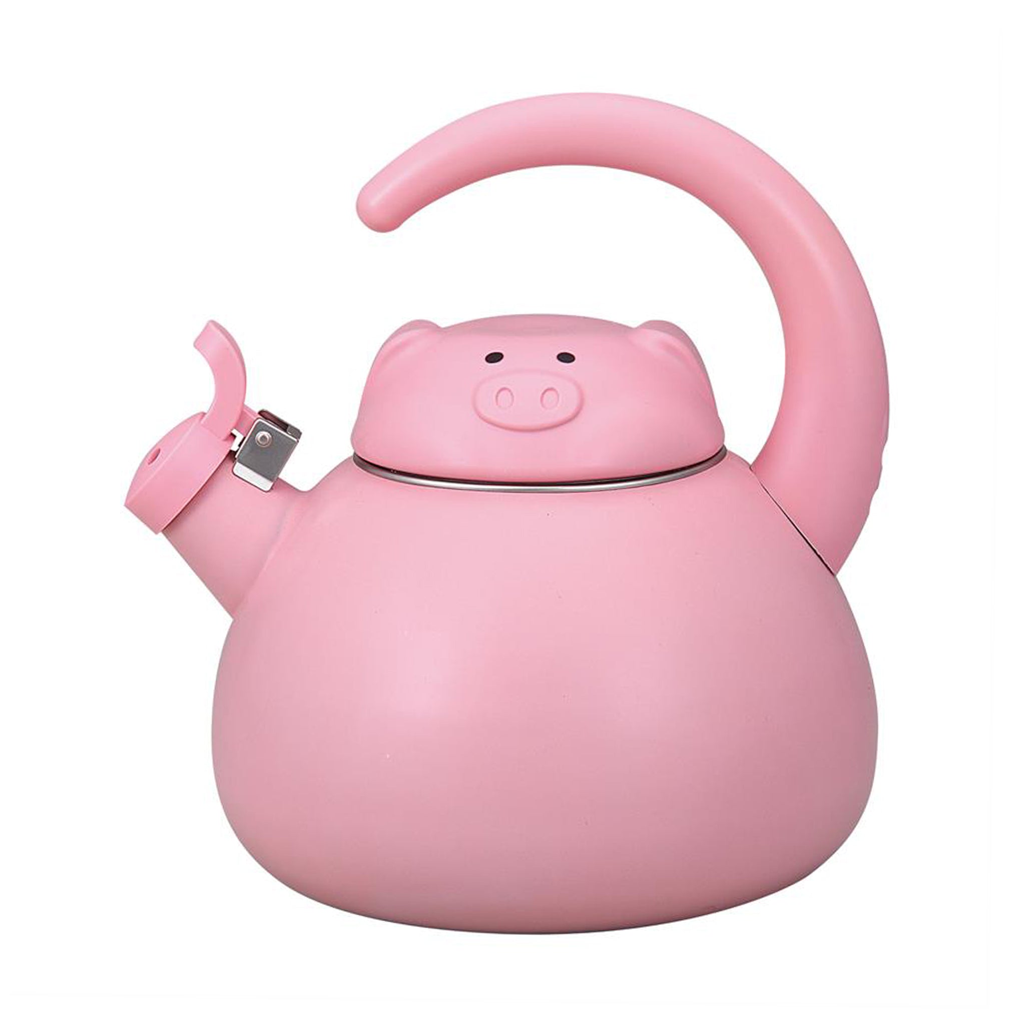 Pink Pig Whistling Tea Kettle
